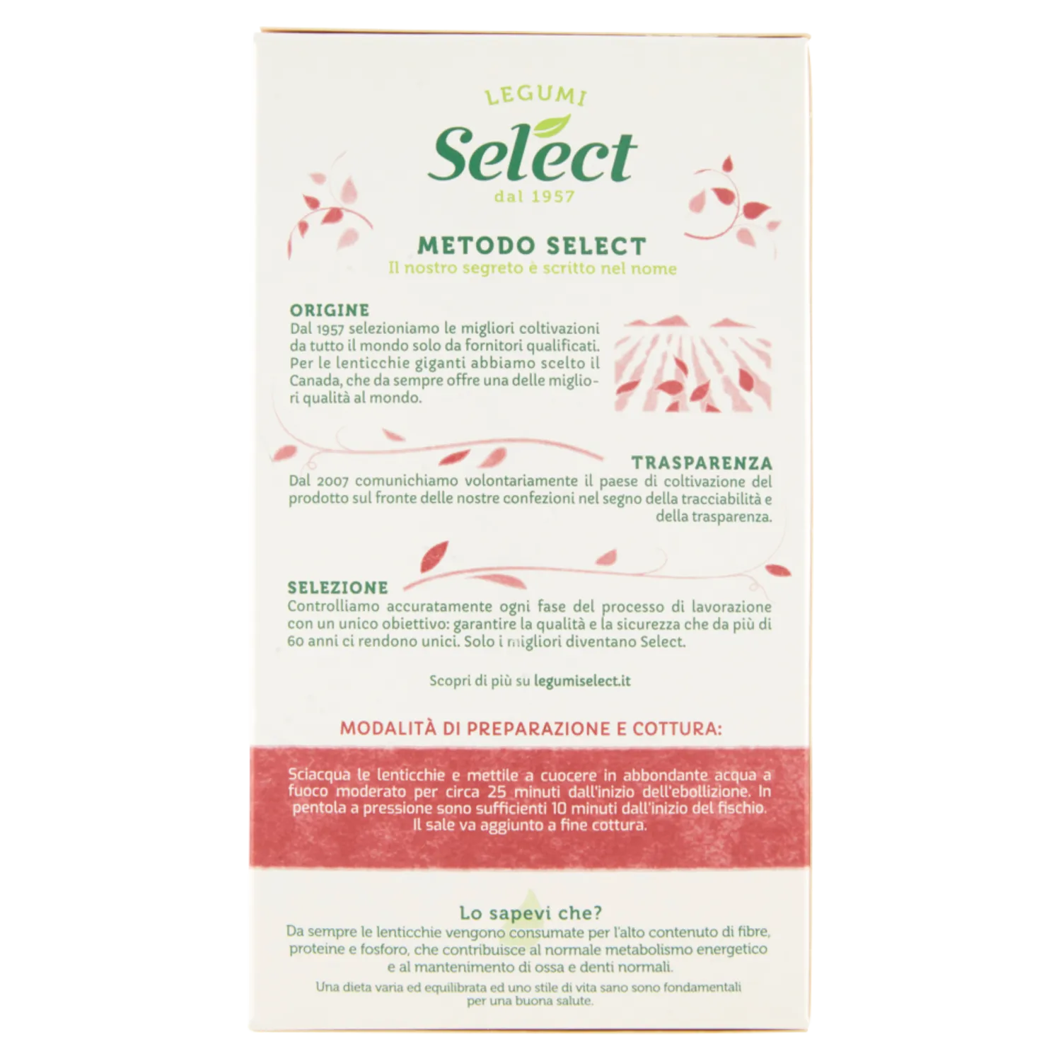 SELECT LENTICCHIE GIGANTI 400 GR - immagine 3