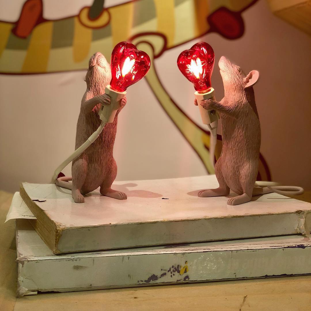 Seletti Mouse Lamp Love Edition - immagine 4