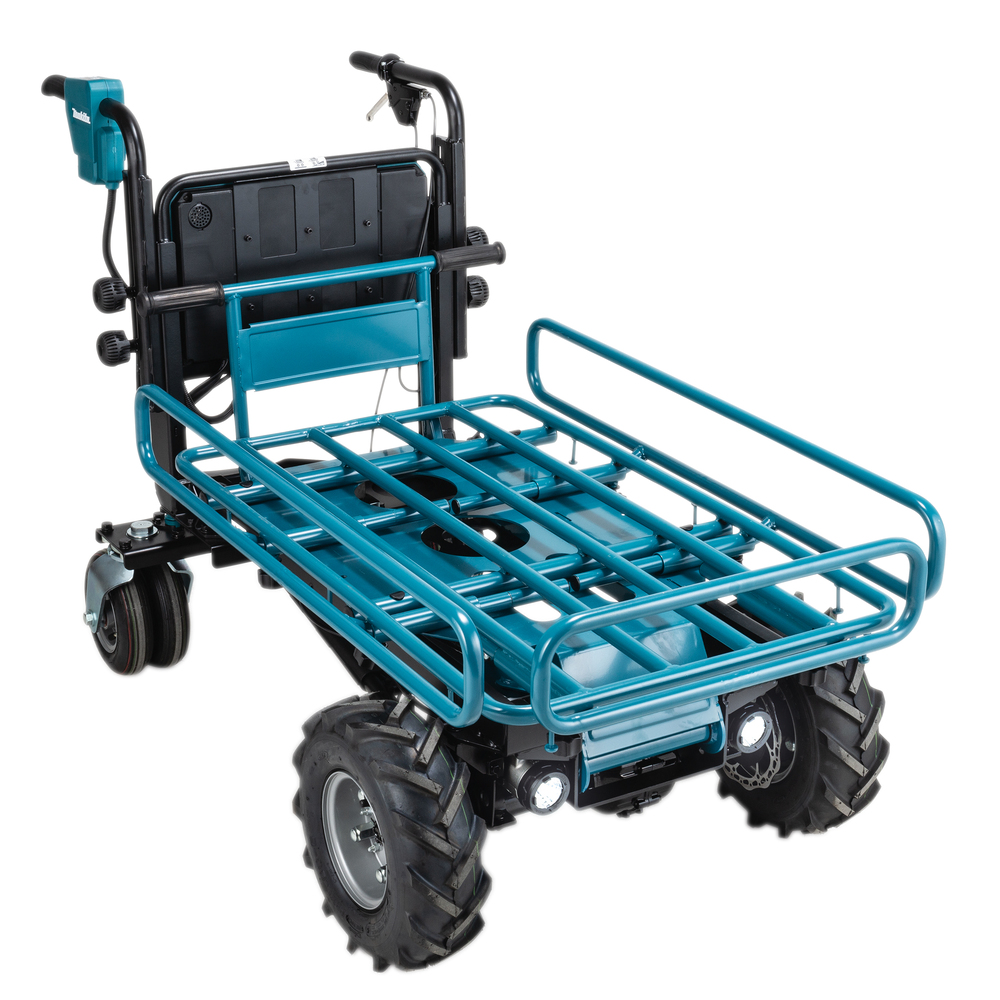Makita CARRIOLA A BATTERIA 36V ( 18+18) DCU604Z ALZATA 300KG PER CANTIERE - immagine 5