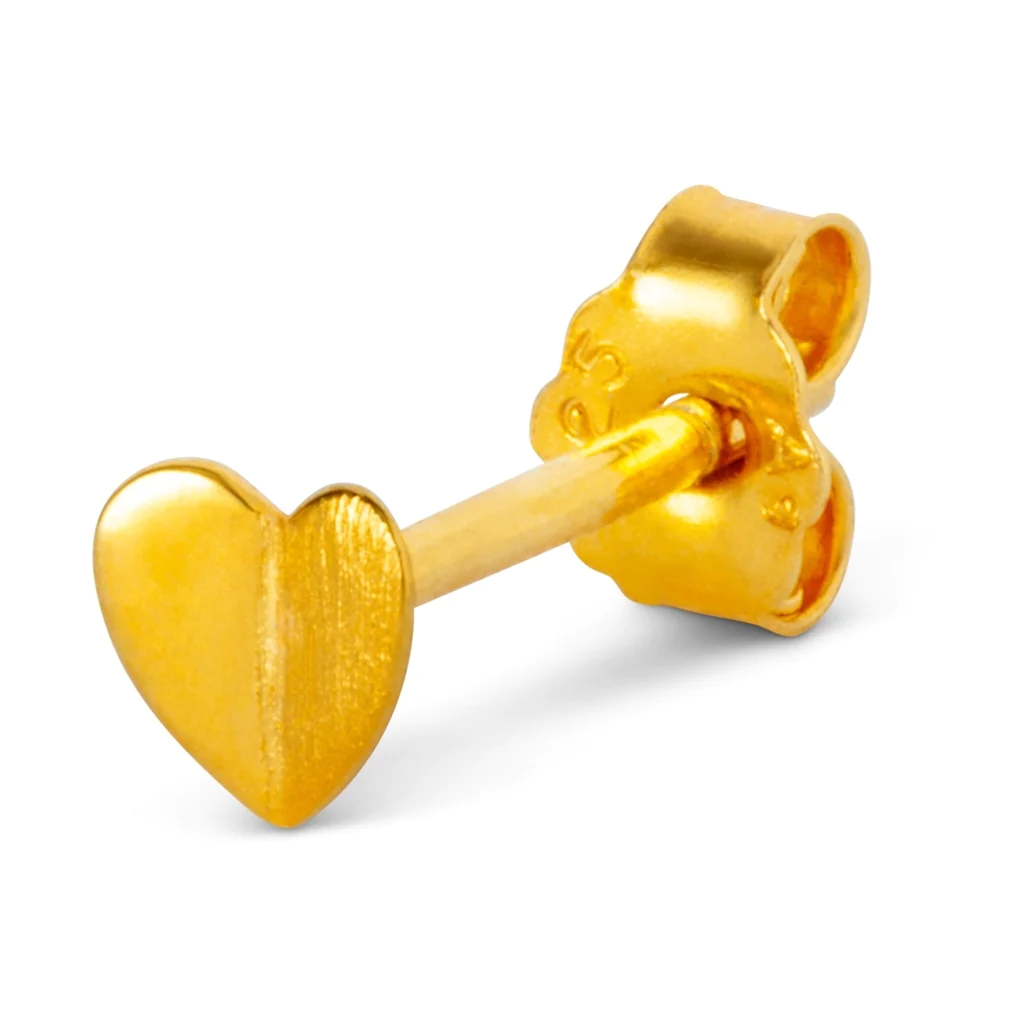 Lulu Copenhagen Orecchino Heart Wings Placcato Oro - immagine 6