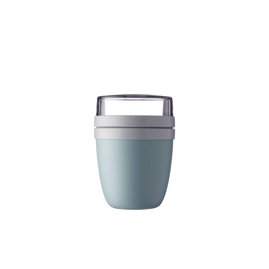 Portavivande & Lunch Box “Ellipse” Verde – 2 contenitori (ml 500+20 - immagine 2