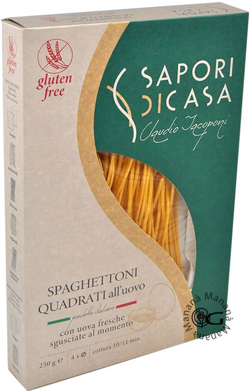 Sapori di Casa Spaghettoni Quadrati all’Uovo Senza Glutine 250 g. - immagine 2