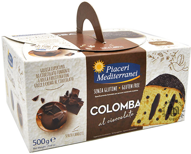 Piaceri Mediterranei Colomba al Cioccolato Senza Glutine 500 g. - immagine 2