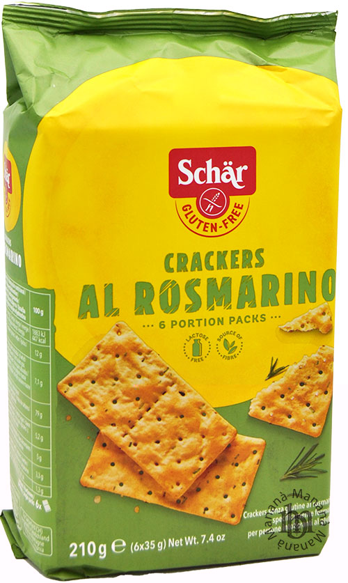 Schär Crackers al Rosmarino Senza Glutine 210 g. - immagine 2