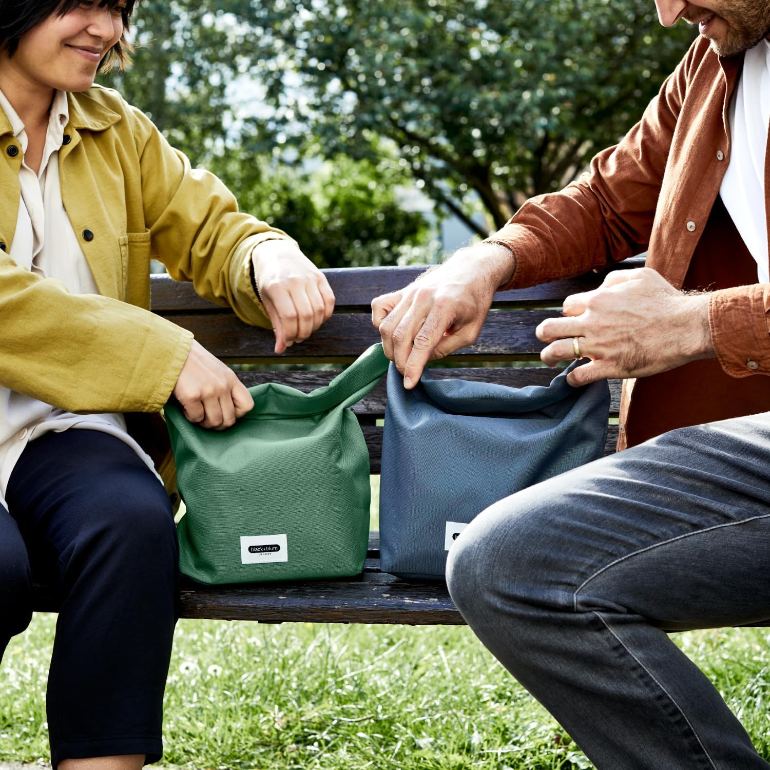 Borsa Termica Porta Pranzo “To-Go Lunch Bag” Black+Blum – Beige - immagine 6